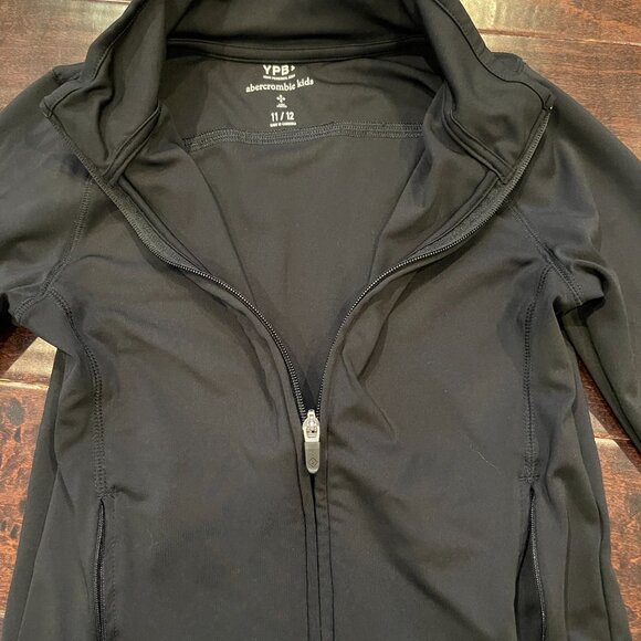 Ambercombie kids Mock Neck Full Zip, Big Girls Size 11/12 - Picture 5 of 6